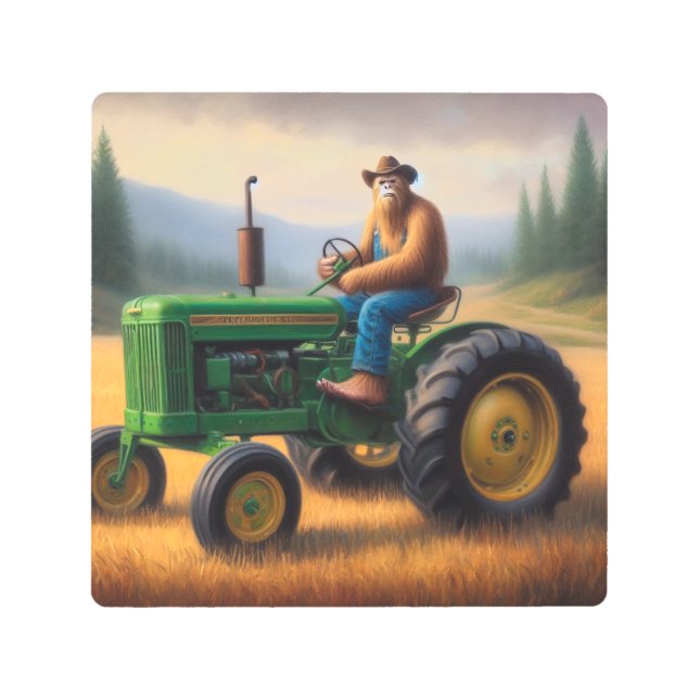 ビグフットトラクター メタルプリント (正面)