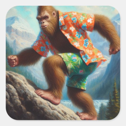 ビグフットハイキング スクエアシール (正面)