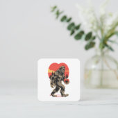 ビグフットハートバレンタインデー スクエア名刺 (スタンド正面)