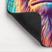 ビグフットパーソナライズされたインお尻サングラス マウスパッド (コーナー)