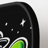 ビグフットミーツエイリアン ピックルボールラケット (左詳細)