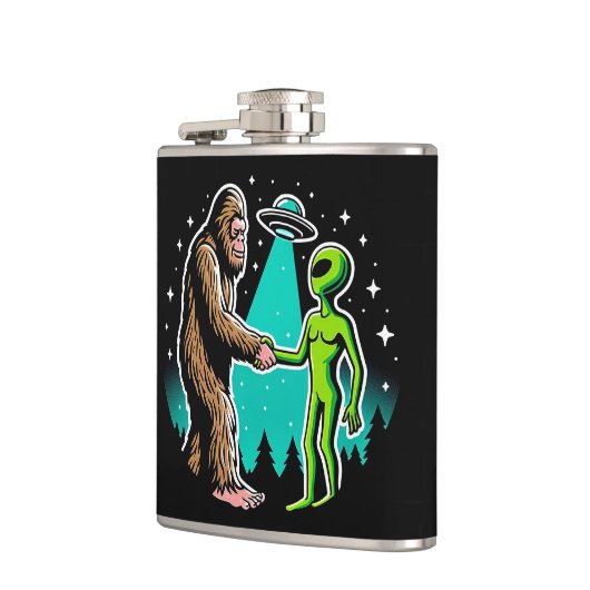 ビグフットミーツエイリアン フラスク (左)