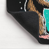 ビグフットミーツエイリアン マウスパッド (コーナー)