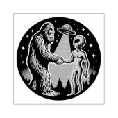 ビグフットミーツエイリアン ラバースタンプ (インプリント)