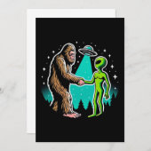 ビグフットミーツエイリアン 招待状 (正面/裏面)