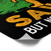 ビグフットミーフォレストサスカッチイェティ ポスター (角)