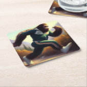 ビグフットランニング スクエアペーパーコースター (アングル)