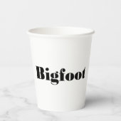 ビグフットランニング 紙コップ (裏面)