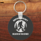 ビグフット信じもお前には動揺してない キーホルダー (正面)