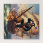 ビグフット船乗り ジグソーパズル (横)