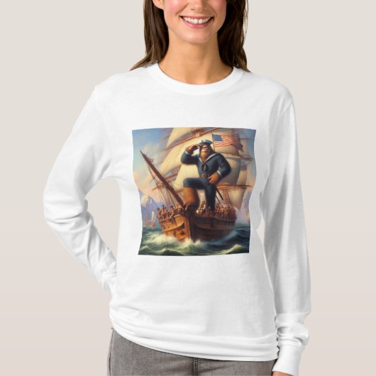 ビグフット船乗り Tシャツ (正面)