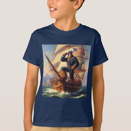 ビグフット船乗り Tシャツ (正面)