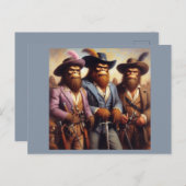 ビグフット3マスケット銃兵 ポストカード (正面/裏面)