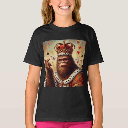 ビグフット・クイーン・オブ・ハート Tシャツ (正面)
