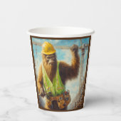 ビグフット・ザ・建築・ワーカー 紙コップ (裏面)