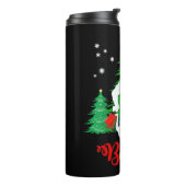 ビグフートイェティサスカッチクリスマスクリ信じス タンブラー (回転左)
