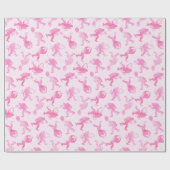 ビグフートインラブバレンタインサスカッチ ラッピングペーパー (フラット)