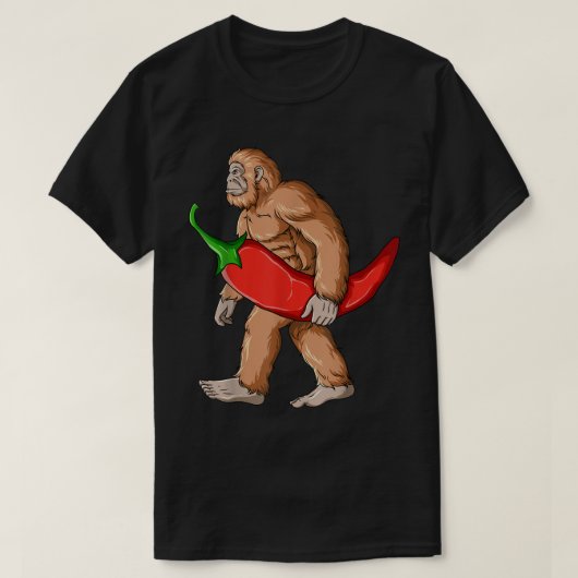 ビグフートチリペッパーサスカッチメキシカンジャラペノ Tシャツ (デザイン正面)