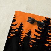 ビグフートトラックアットサンセット ビーチタオル (インサイチュ)