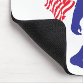 ビグフ運トのアメリカ国旗 マウスパッド (コーナー)