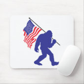 ビグフ運トのアメリカ国旗 マウスパッド (マウス)