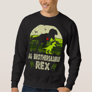 ビグブロサウルスレックス恐竜ビッグBro Saurus Brother F スウェットシャツ