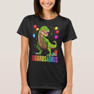 ビグブロサウルスレックス恐竜ビッグBro Saurus Brother F Tシャツ