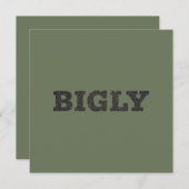 ビグリーパーティの招待状 招待状 (正面/裏面)