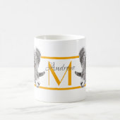 ビグロンラムアニマルアートアリー〔占星術の〕十二宮図サインモノグラム コーヒーマグカップ (中央)