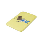 ビグーン羊の医者の漫画イラストレーション バスマット (アングル)