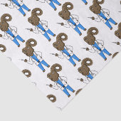 ビグーン羊の医者の漫画イラストレーション 薄葉紙 (詳細)