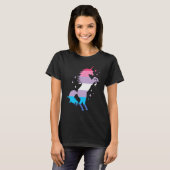 ビゲダープライド国旗ユニコーンビゲダー国旗 Tシャツ (正面フル)