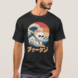 ビコおもしろいンフリ日本のーズ神奈川波犬 Tシャツ