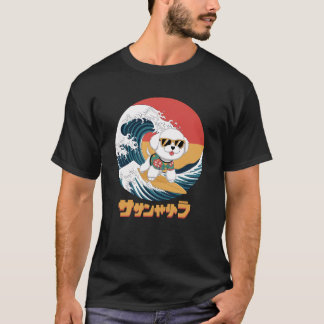 ビコおもしろいンフリ日本のーズ神奈川波犬 Tシャツ