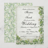 ビコリアンメドウ結婚式招待状 招待状 (正面/裏面)