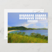 ビコル・フィリピンのカラグアス島 ポストカード (正面/裏面)