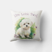 ビコンドッグママフローラ クッション (裏面)