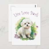 ビコンドッグママフローラ ポストカード (正面/裏面)