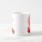 ビコンフリズライディングレッドトラックバレンタインチョウ コーヒーマグカップ (中央)