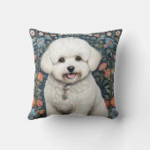 ビコンフリセウィリアムインスパイアモリスフローラ クッション (裏面)