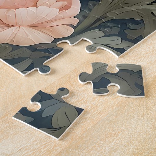 ビコンフリセウィリアムインスパイアモリスフローラ ジグソーパズル (側面)