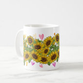 ビコンフリゼの犬種を愛する女の子 コーヒーマグカップ (正面左)