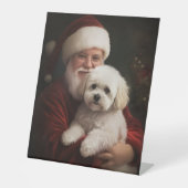 ビコンフリースウィズサンタクロースフェスティバルクリスマス 台座サイン (正面)