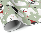 ビコンフリースクリスマスグリーンラッピング紙 ラッピングペーパー (ロールコーナー)