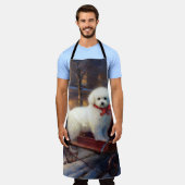 ビコンフリースクリスマスフェスティバルシーズン エプロン (着用した状態)