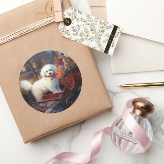 ビコンフリースクリスマスフェスティバルシーズン ラウンドシール (ギフト)