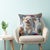 ビコンフリースクリスマスフェスティバルスノーシーン クッション (椅子)