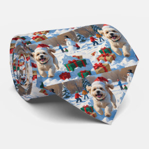 ビコンフリースクリスマスフェスティバルスノーシーン ネクタイ