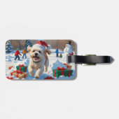 ビコンフリースクリスマスフェスティバルスノーシーン ラゲッジタグ (裏面横)