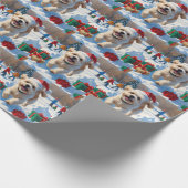 ビコンフリースクリスマスフェスティバルスノーシーン ラッピングペーパー (角)